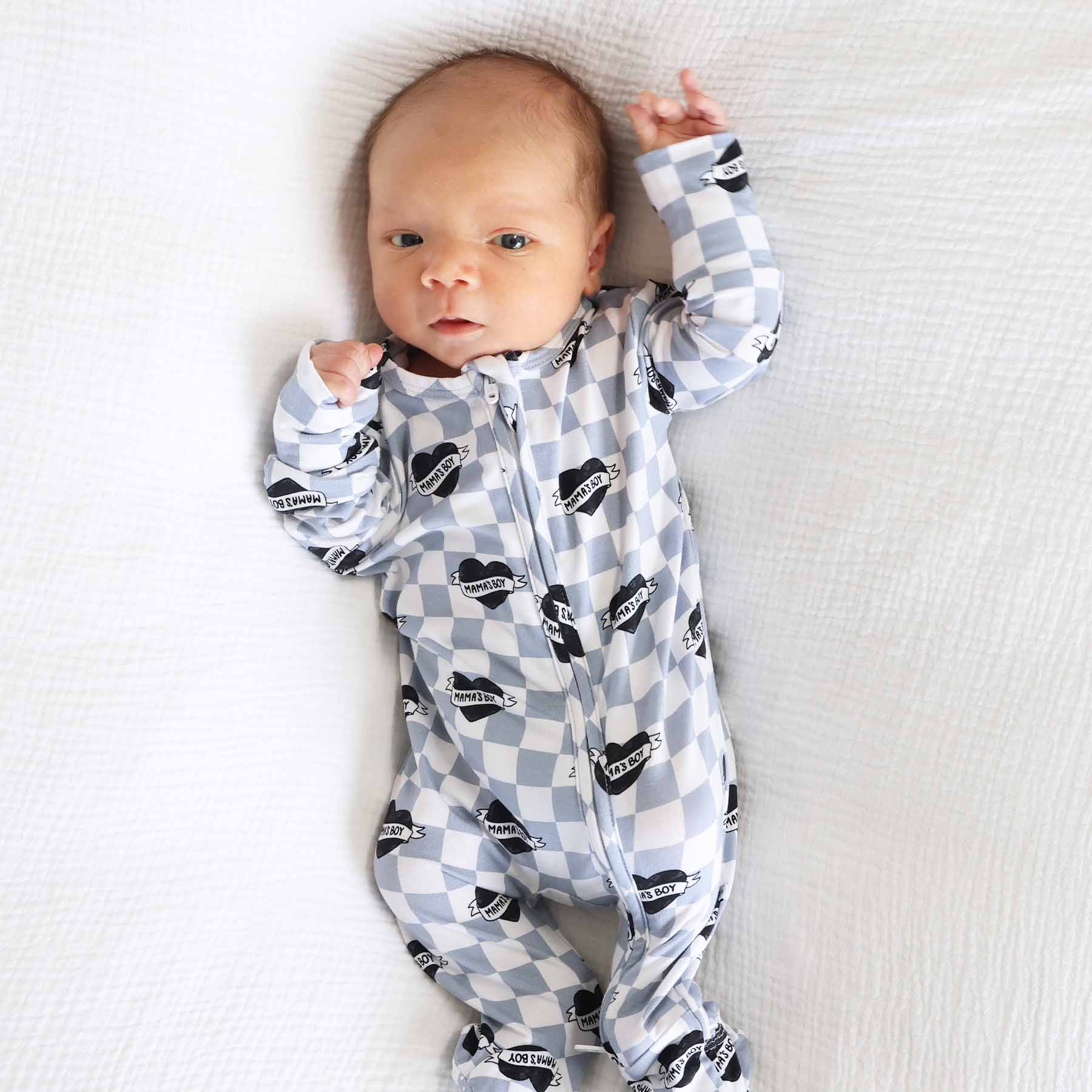 Mama's Boy Zipper Footie - Image 11