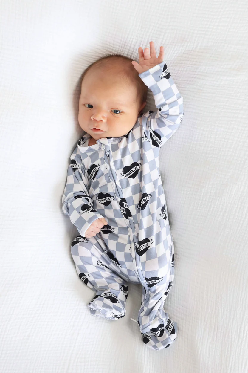 Mama's Boy Zipper Footie - Image 3
