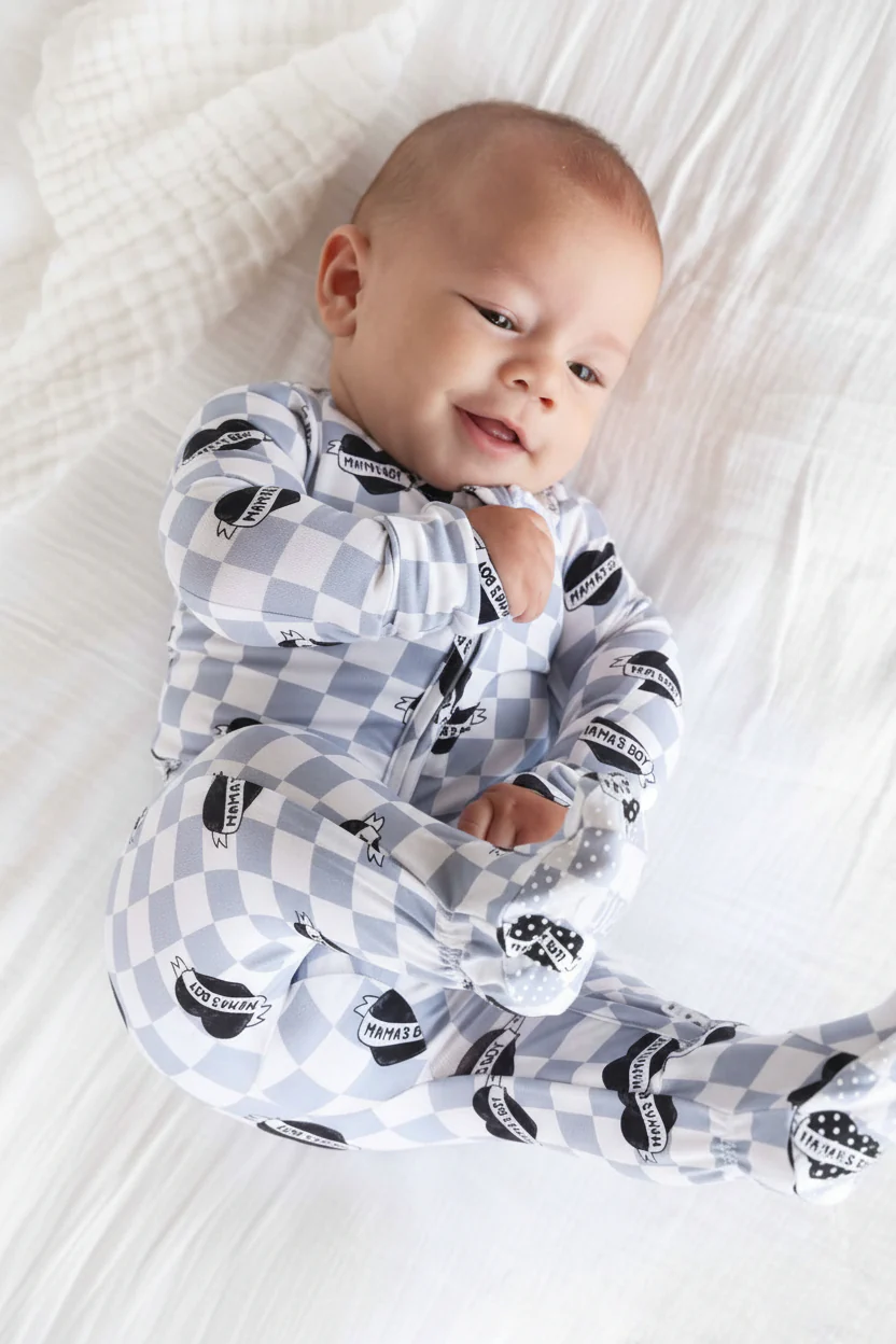 Mama's Boy Zipper Footie - Image 6