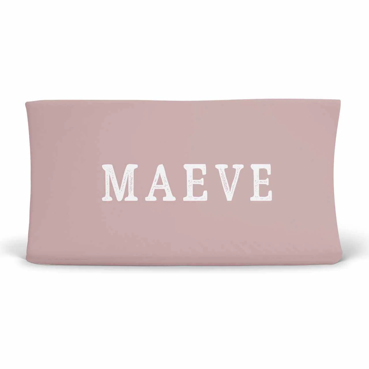 Color Story | Mauve Personalized Changing Pad Cover - Image 2