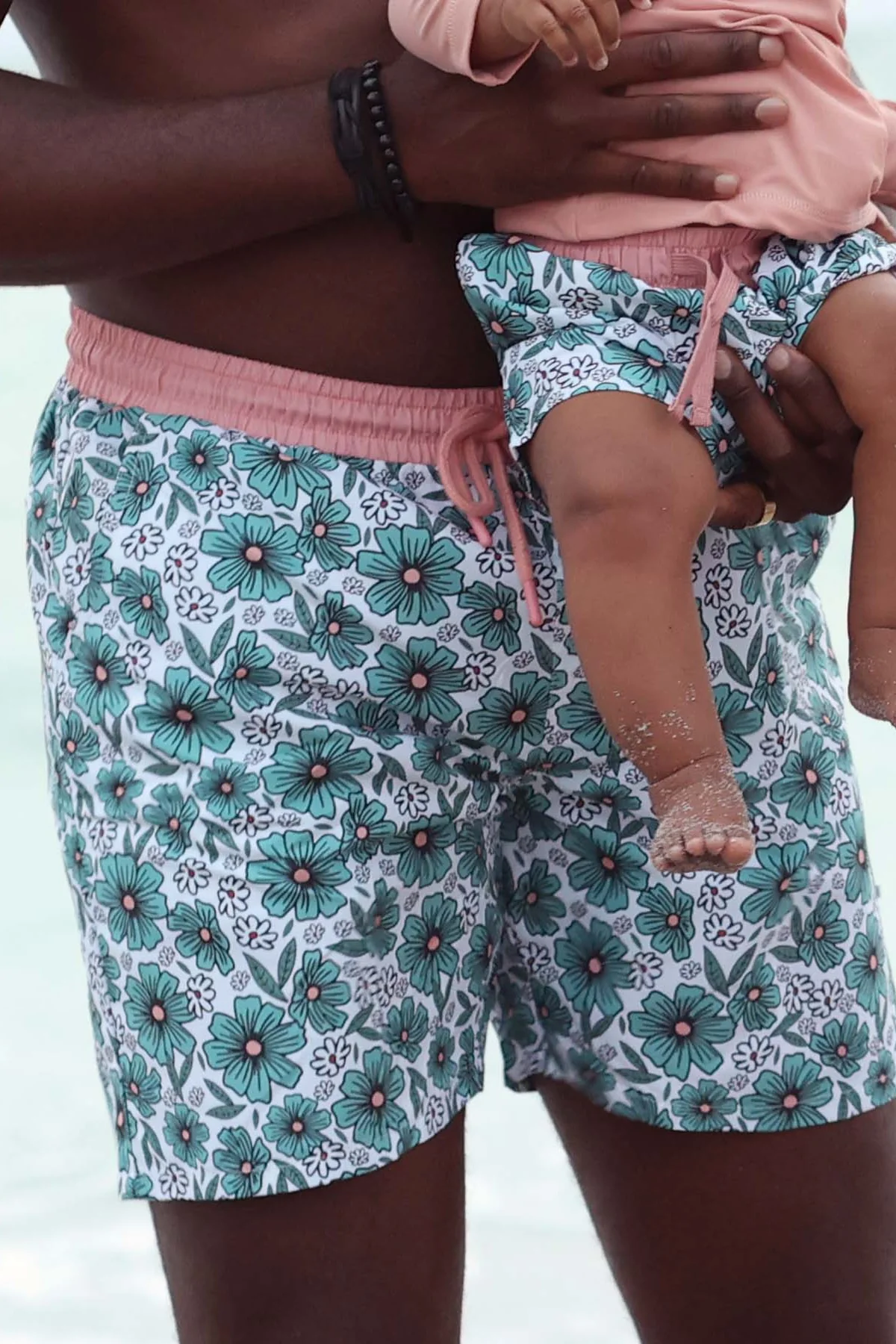 Men's Swim Trunks | Beachy Blooms - Image 2