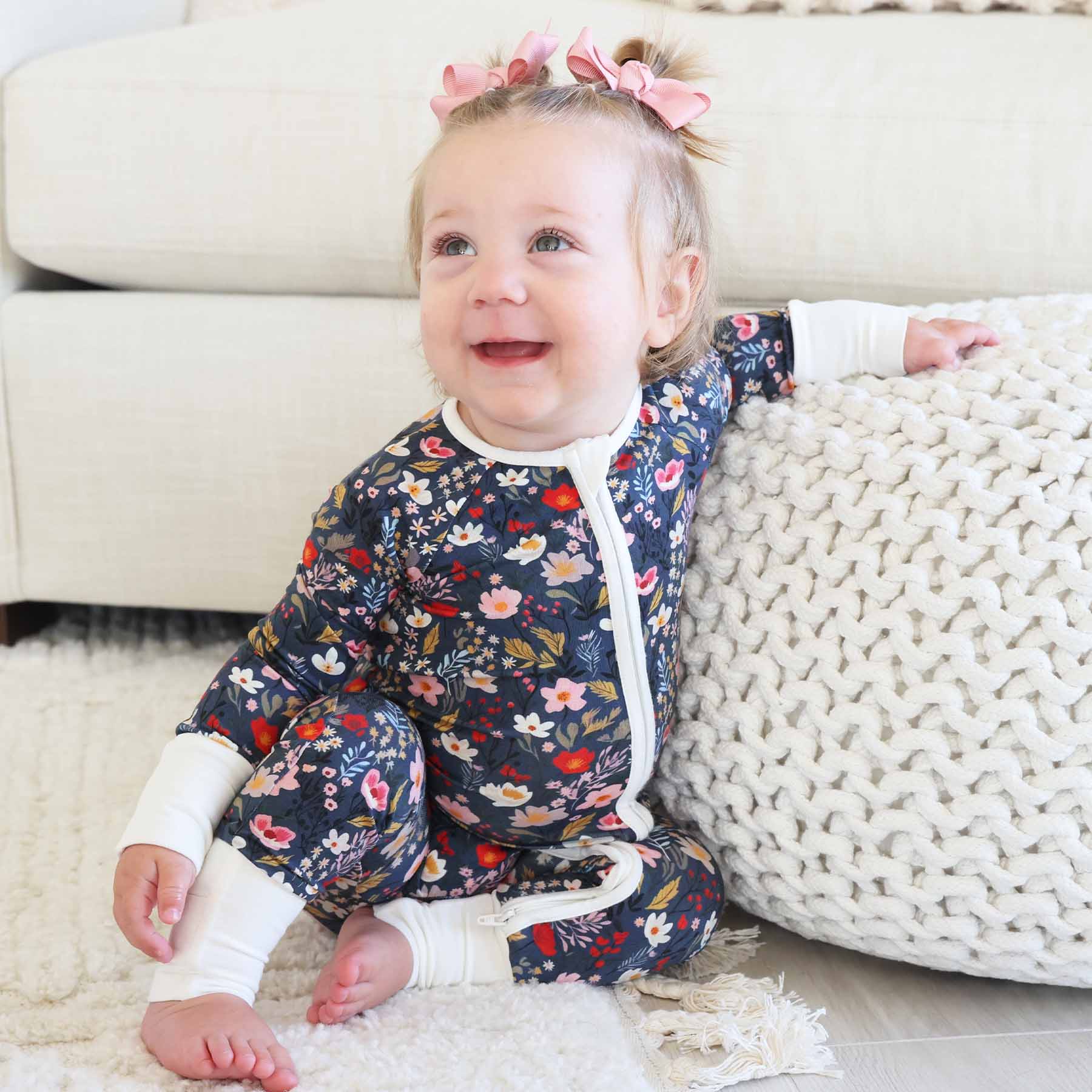 Midnight Meadow Convertible Zip Romper - Image 11