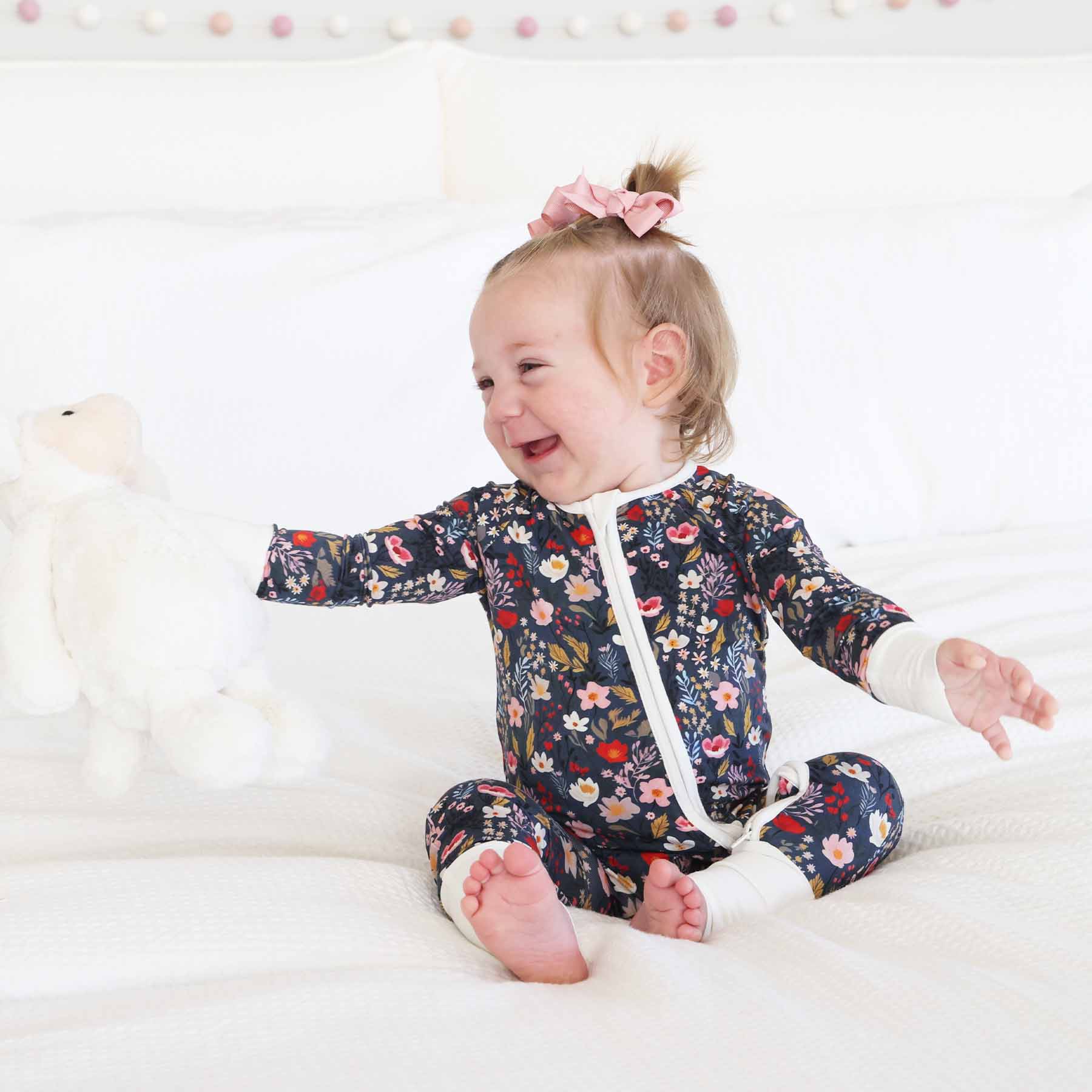 Midnight Meadow Convertible Zip Romper - Image 4