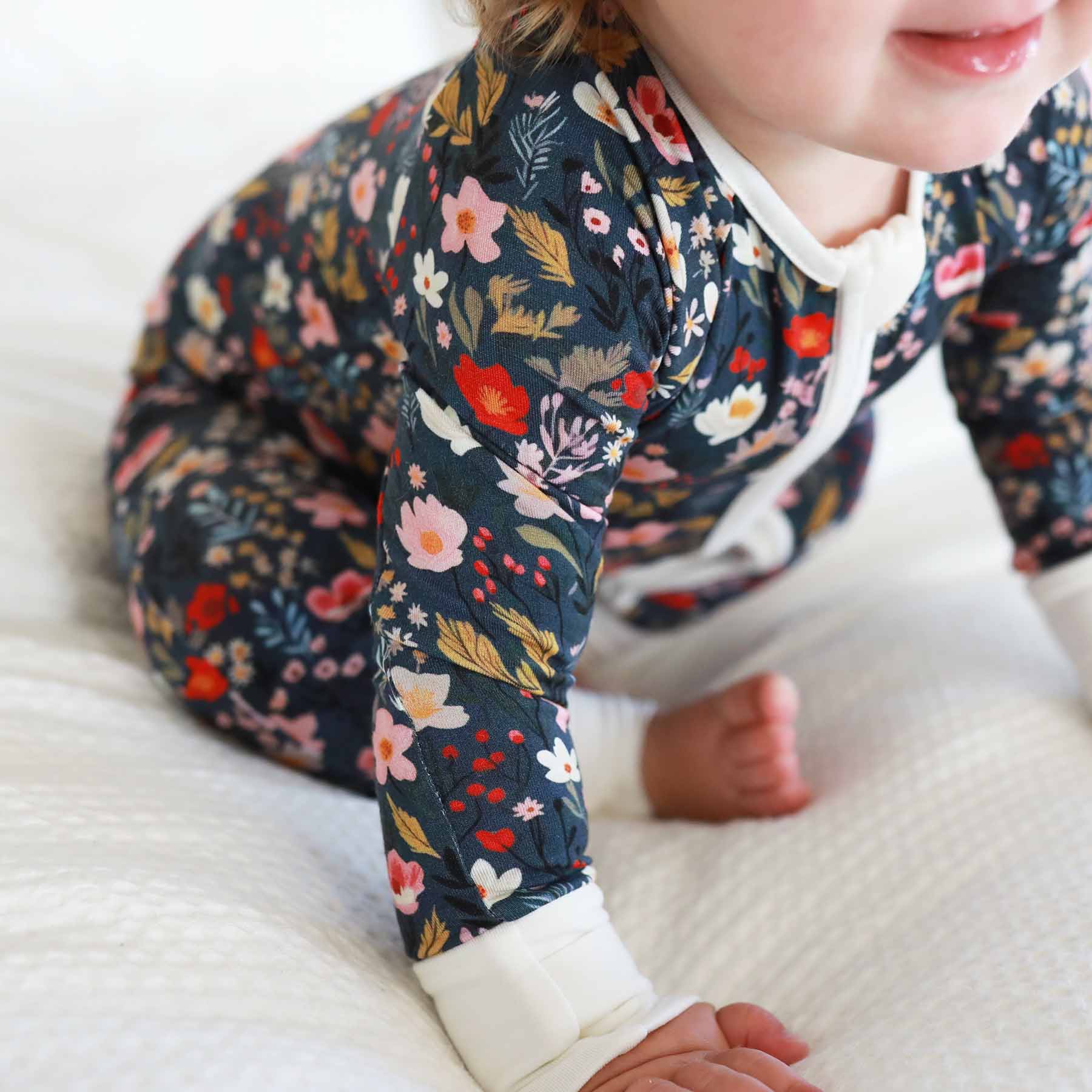 Midnight Meadow Convertible Zip Romper - Image 8