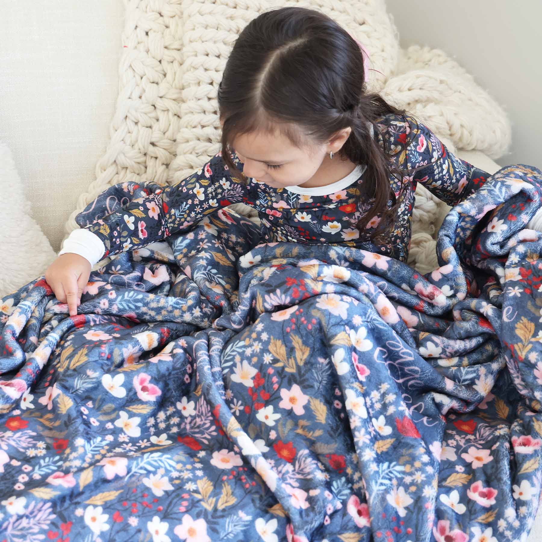 Midnight Meadow Personalized Kids Blanket - Image 5