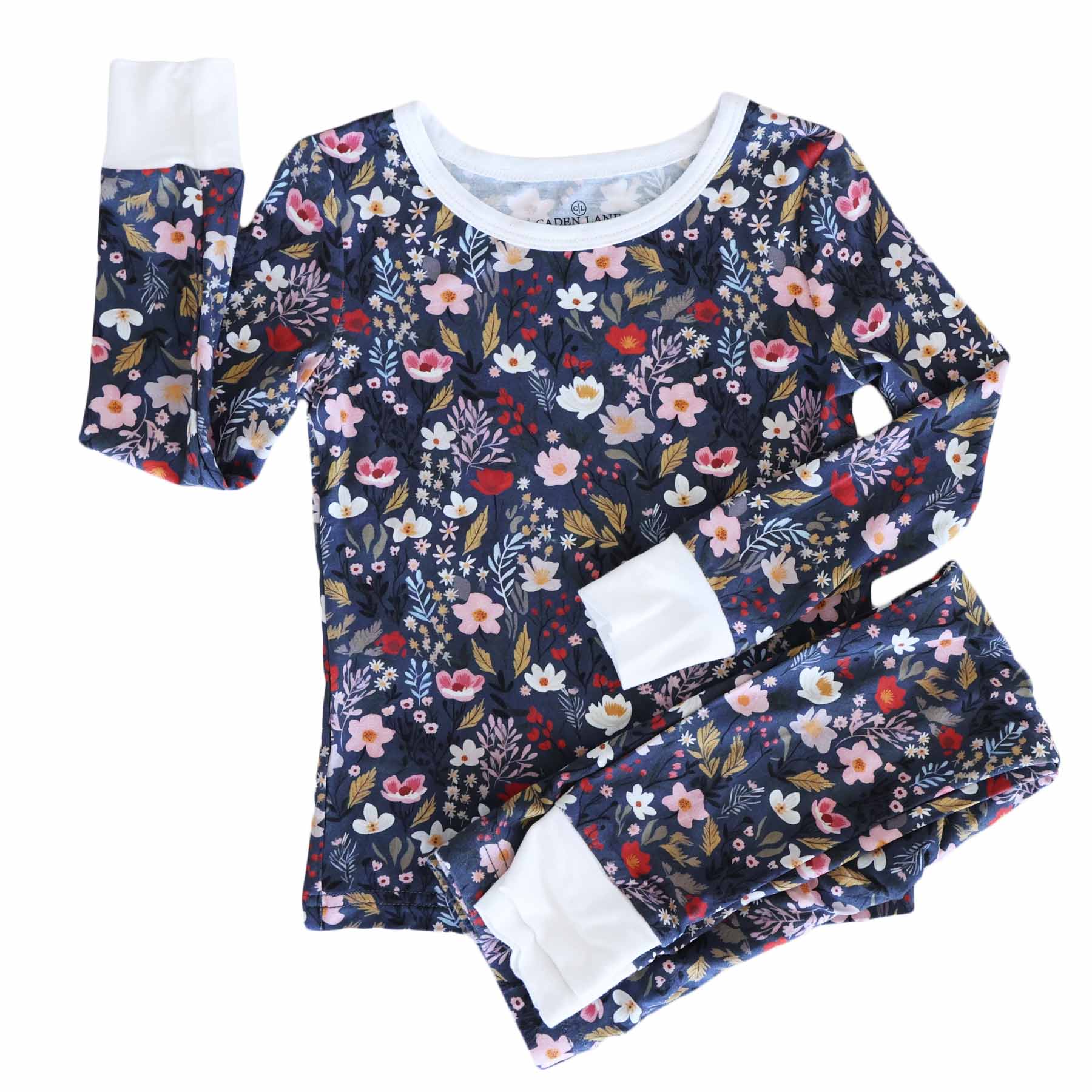 Midnight Meadow Two Piece Pajama Set - Image 2