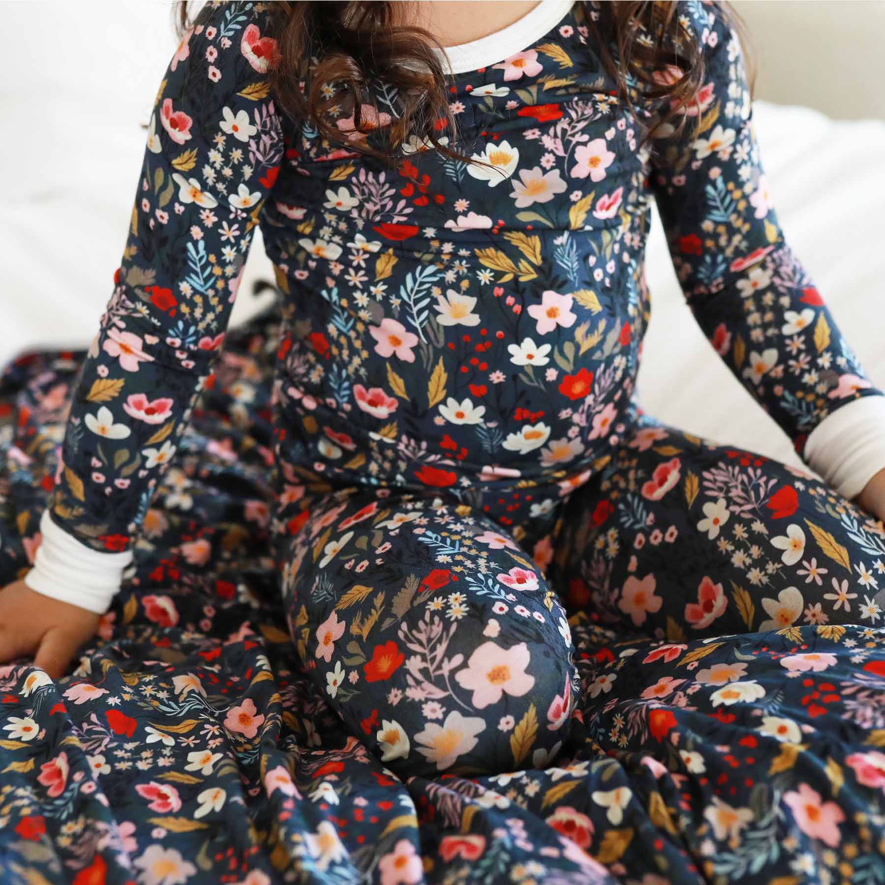 Midnight Meadow Two Piece Pajama Set - Image 3