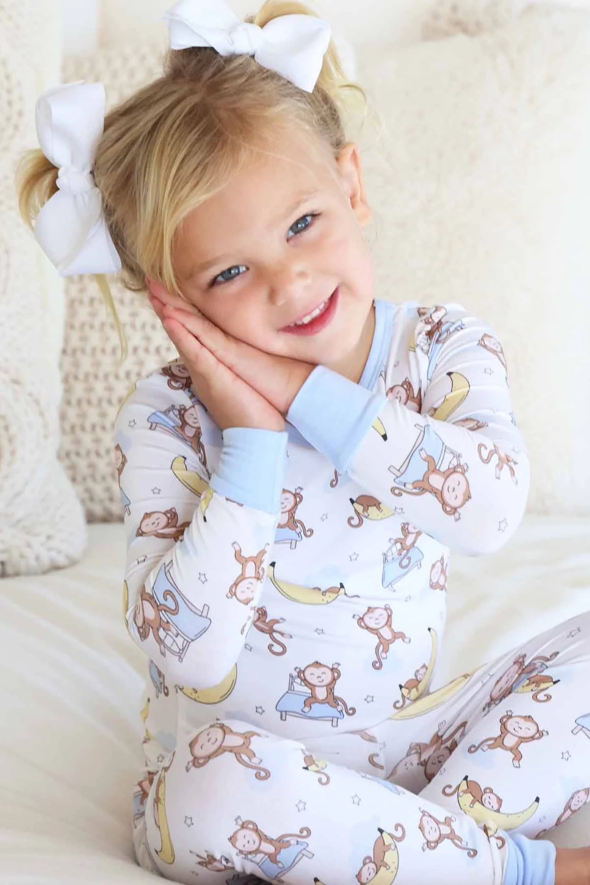 Monkey See, Monkey Snooze Two Piece Pajama Set - Image 10