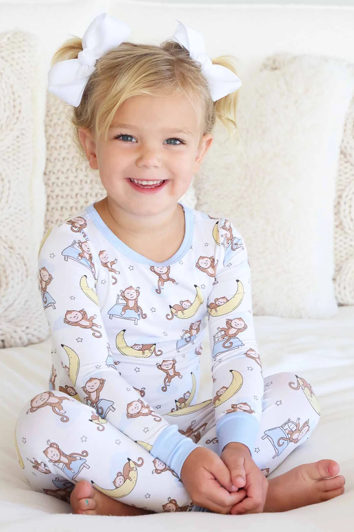 Monkey See, Monkey Snooze Two Piece Pajama Set - Image 9