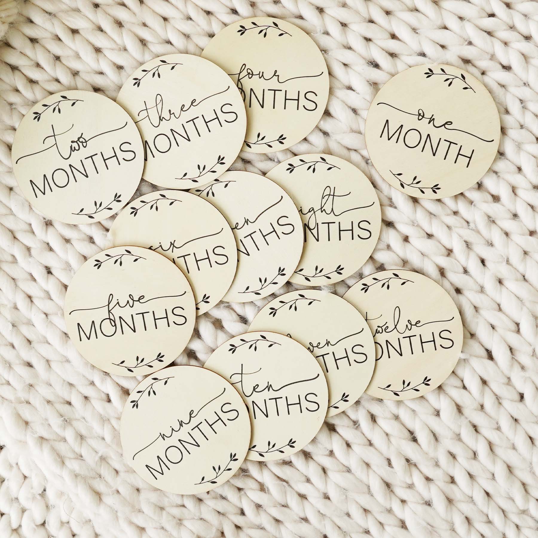 Monthly Milestone Wood Announcement | Leafy