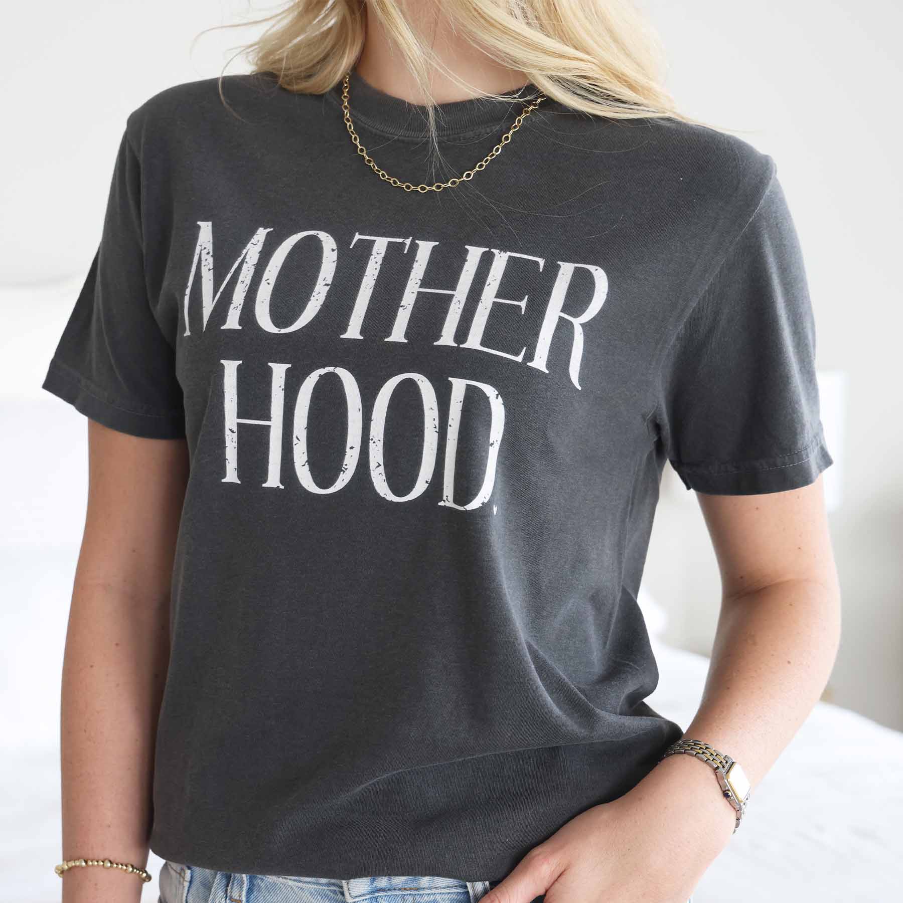 Motherhood Graphic Tee | Pepper - Image 3