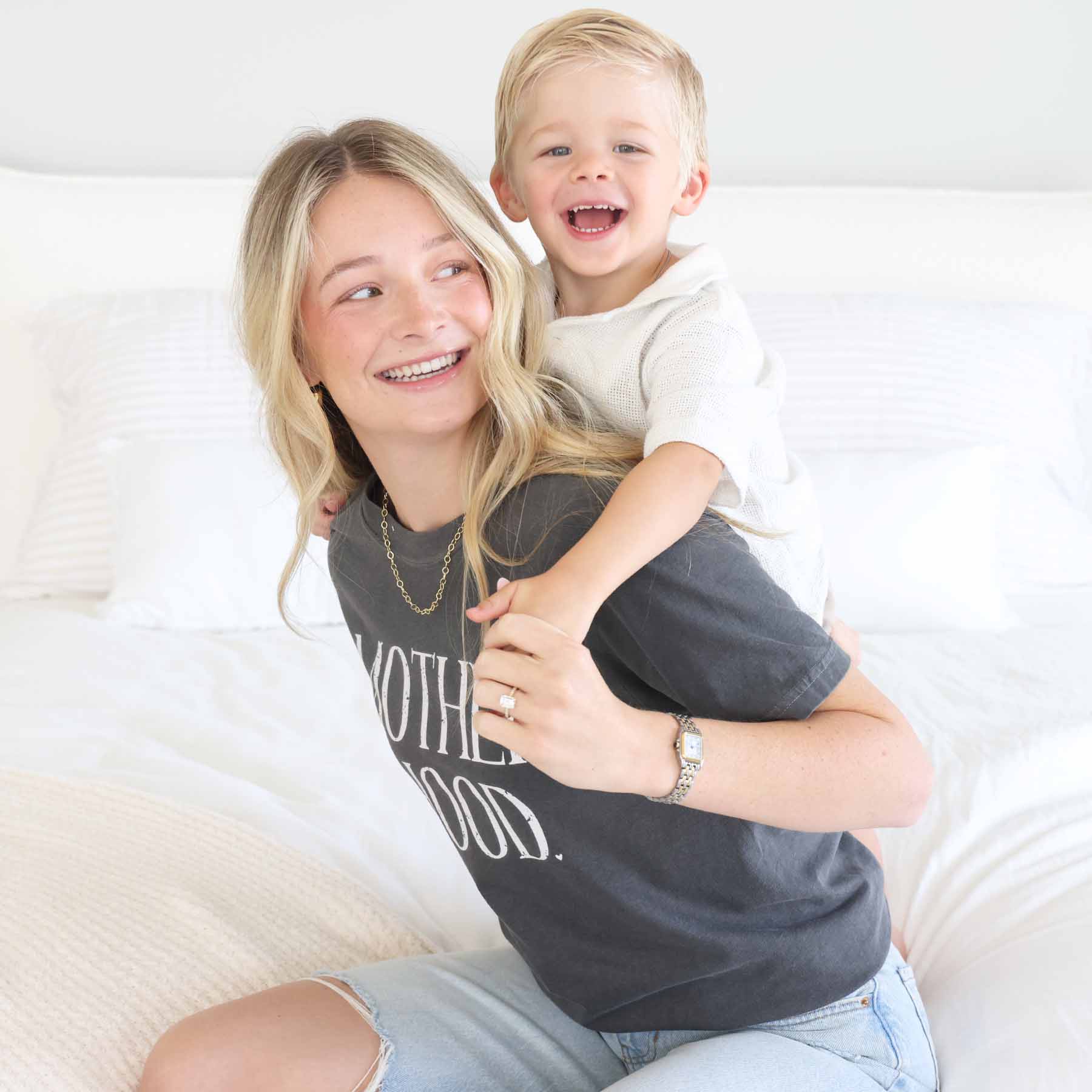 Motherhood Graphic Tee | Pepper - Image 4