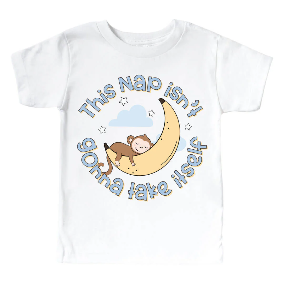 Nap Time Graphic Bodysuit & Kids Tee | White - Image 3