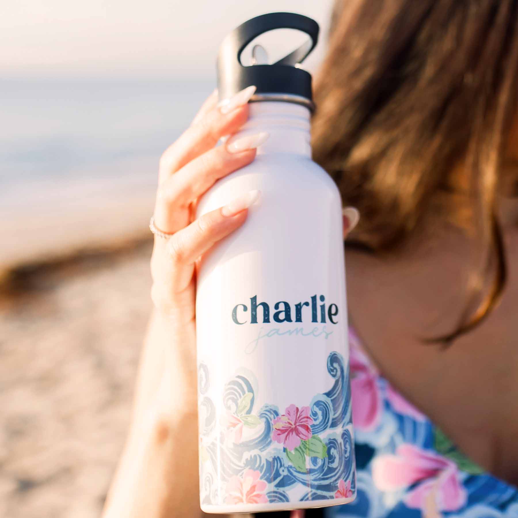 Ohana Personalized Kids Water Bottle - Image 2