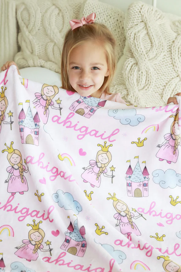 Once Upon A Time Personalized Kids Blanket