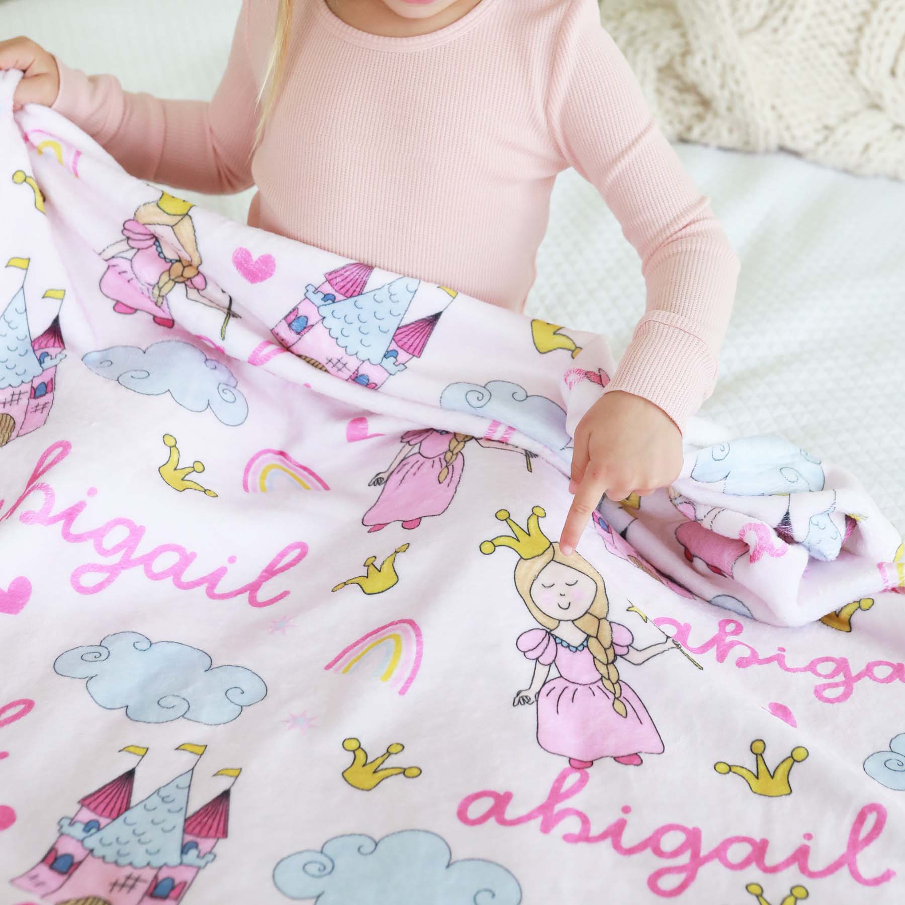 Once Upon A Time Personalized Kids Blanket - Image 3