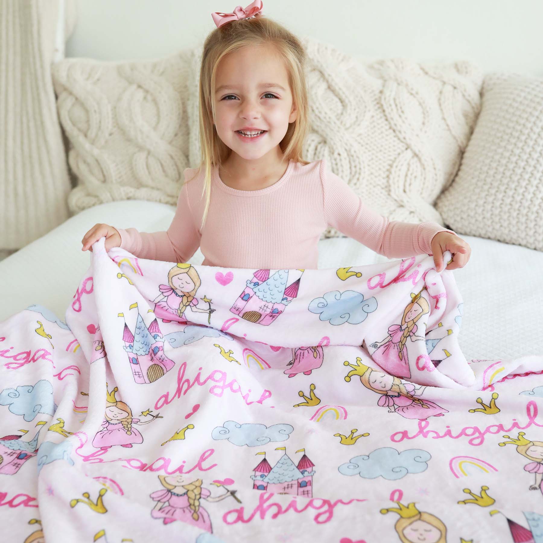 Once Upon A Time Personalized Kids Blanket - Image 4
