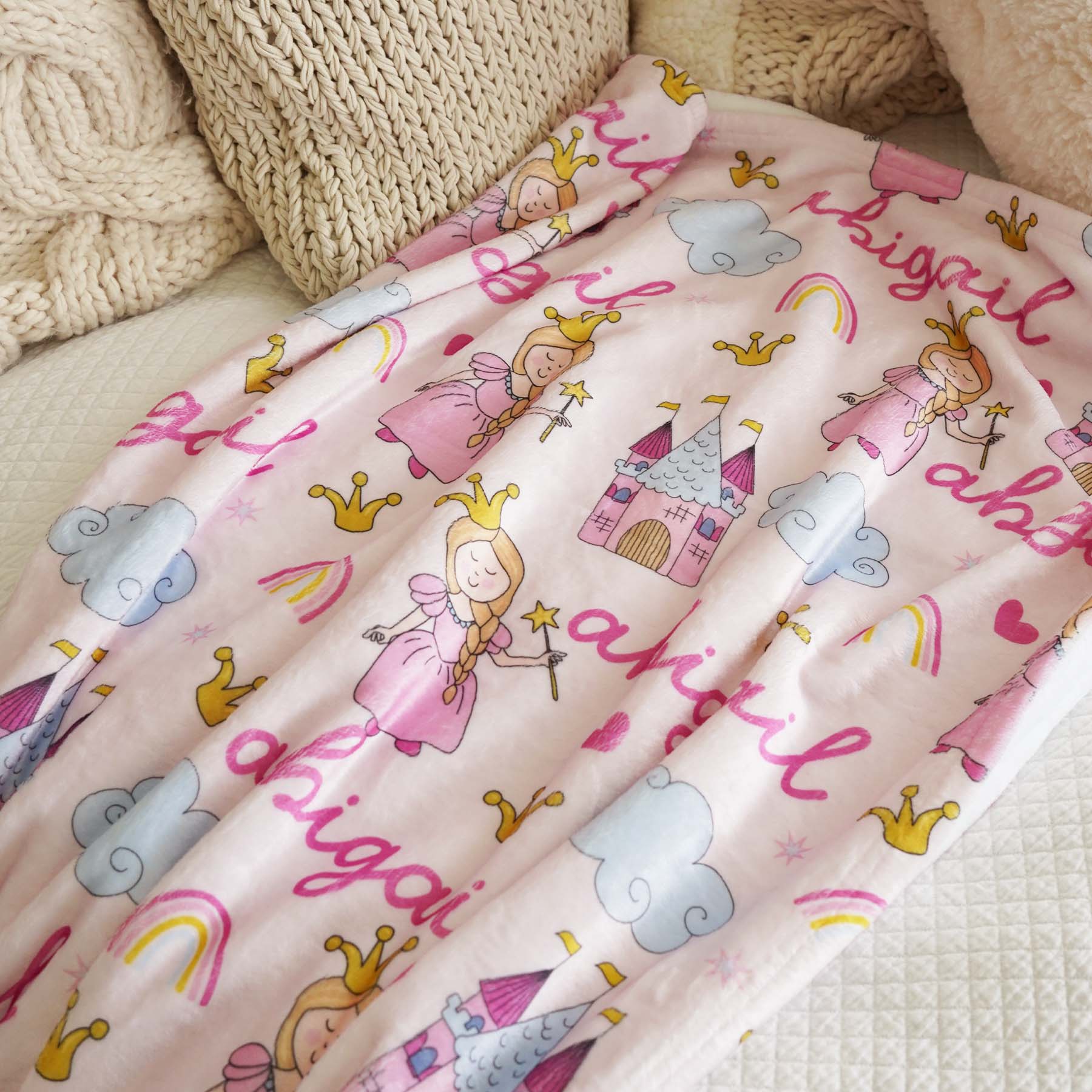 Once Upon A Time Personalized Kids Blanket - Image 5