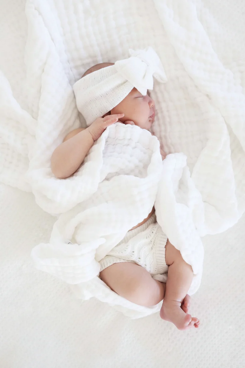 Organic Cotton Gauze Swaddle Blankets - Image 7