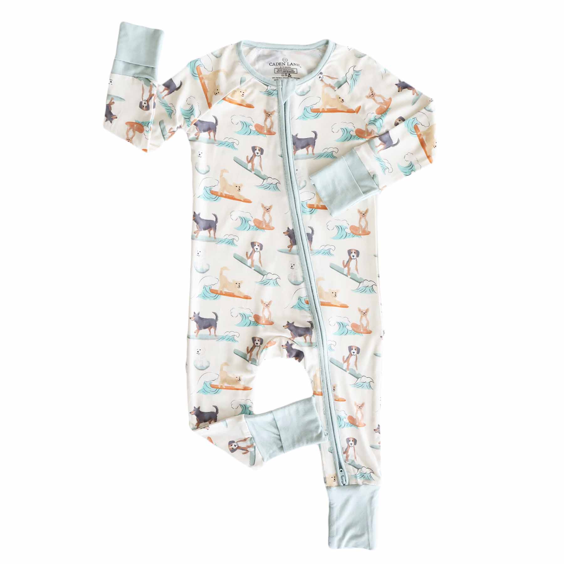 Paddle Pups Convertible Zip Romper - Image 2