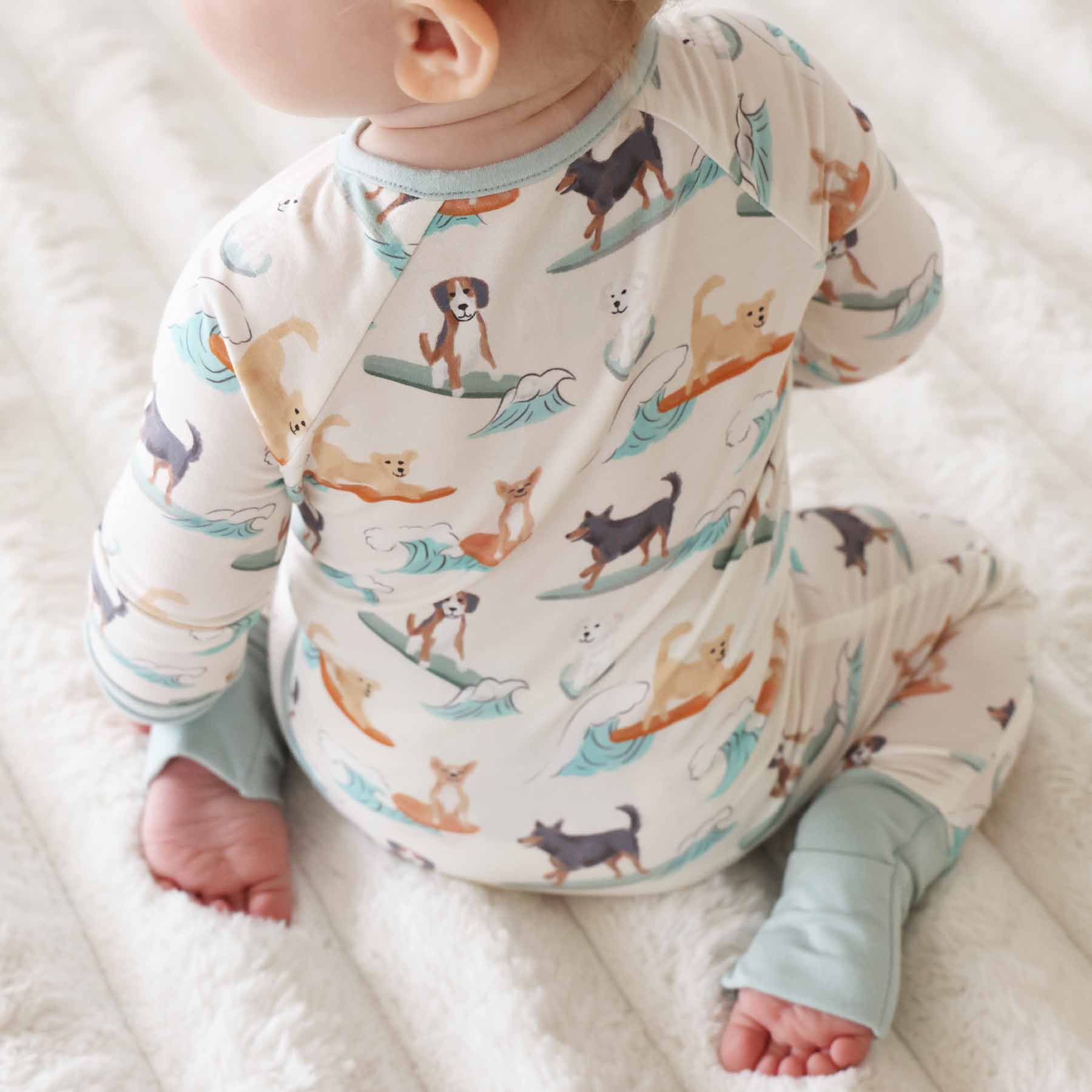 Paddle Pups Convertible Zip Romper - Image 6
