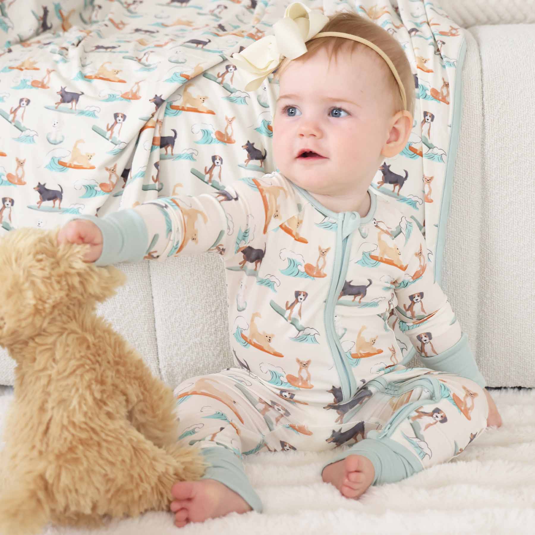 Paddle Pups Convertible Zip Romper - Image 9