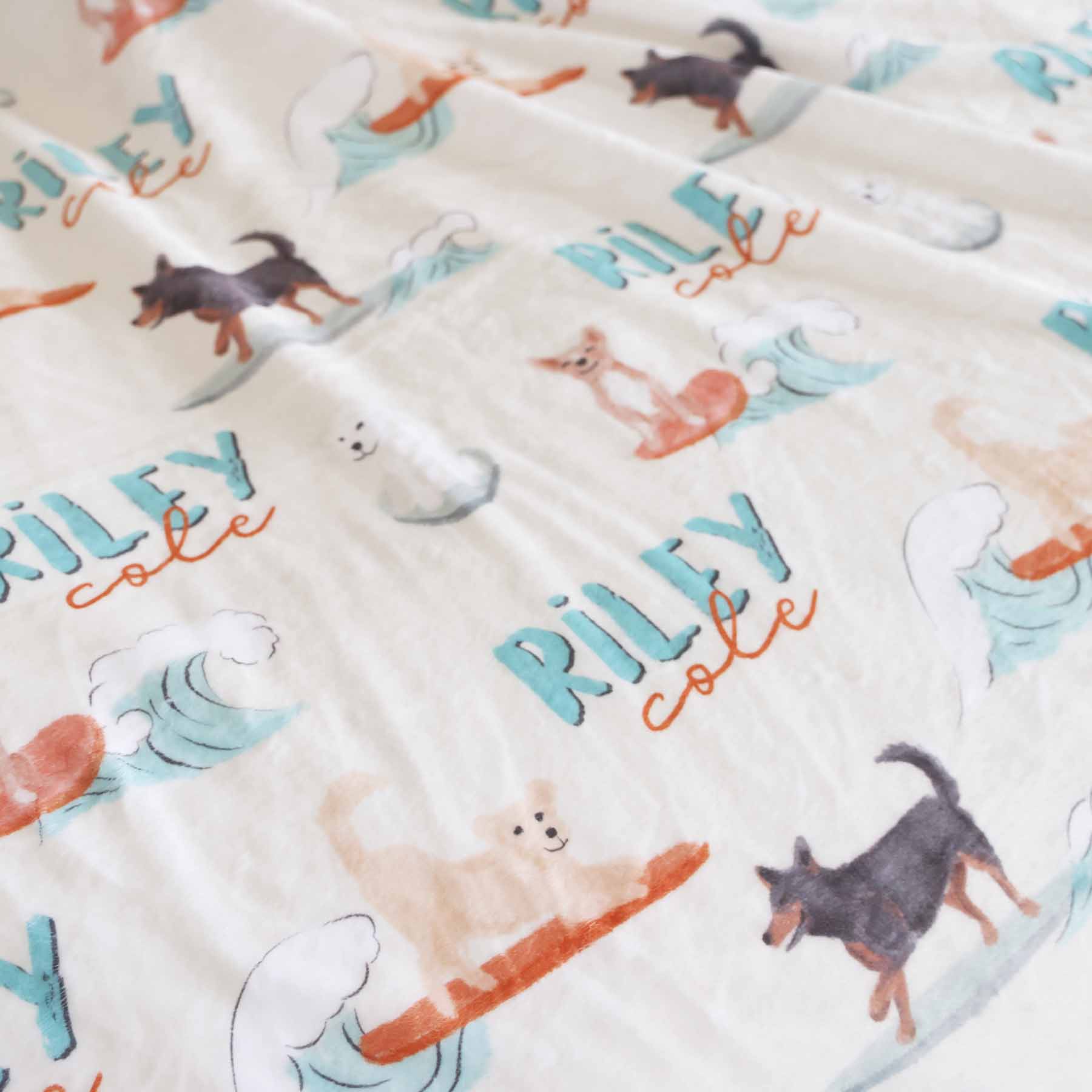 Paddle Pups Personalized Kids Blanket - Image 8