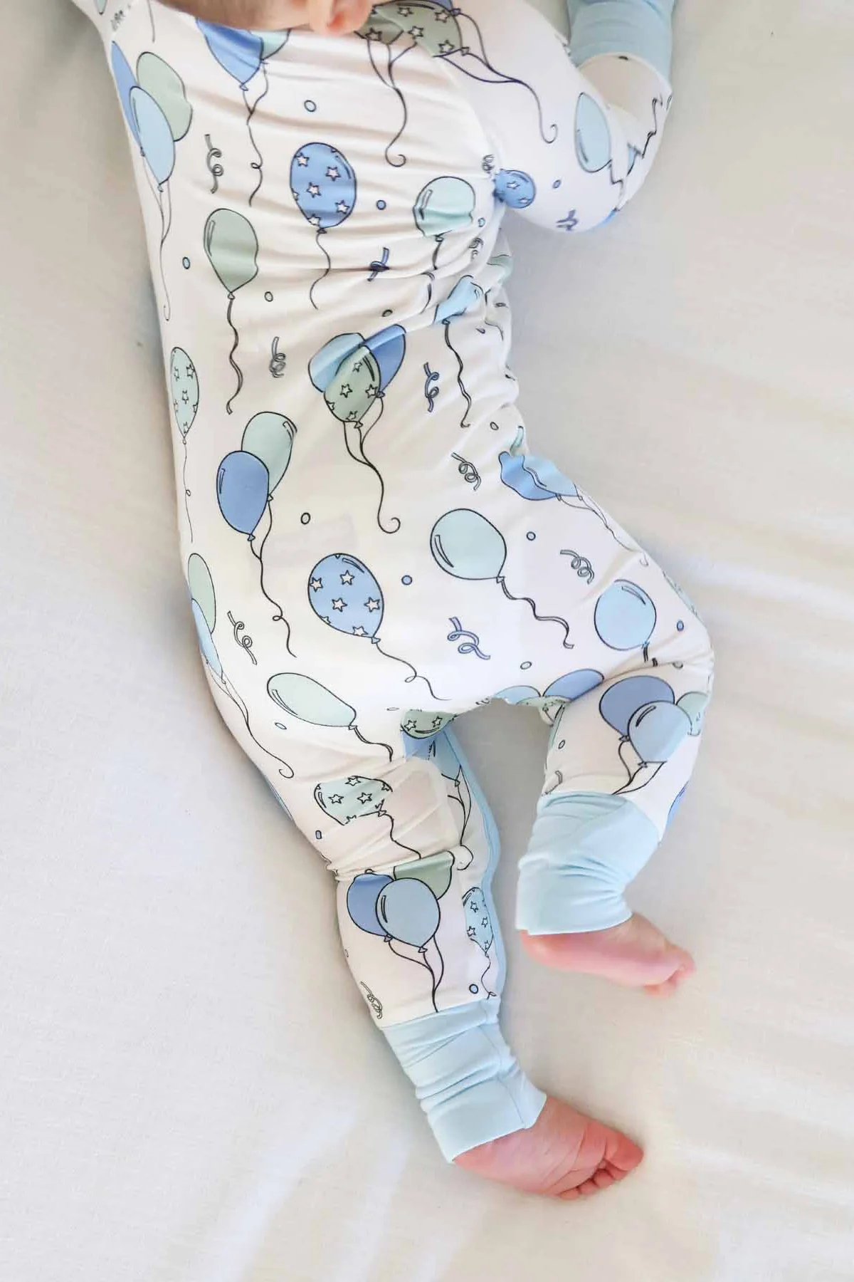 Party Time Convertible Zip Romper | Blue - Image 7