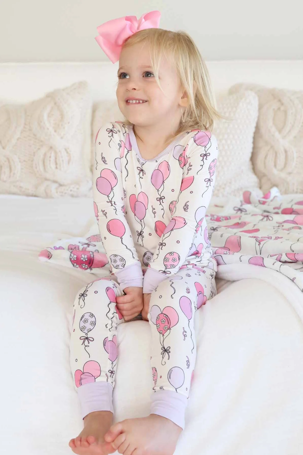 Party Time Two Piece Pajama Set | Pink - Image 11