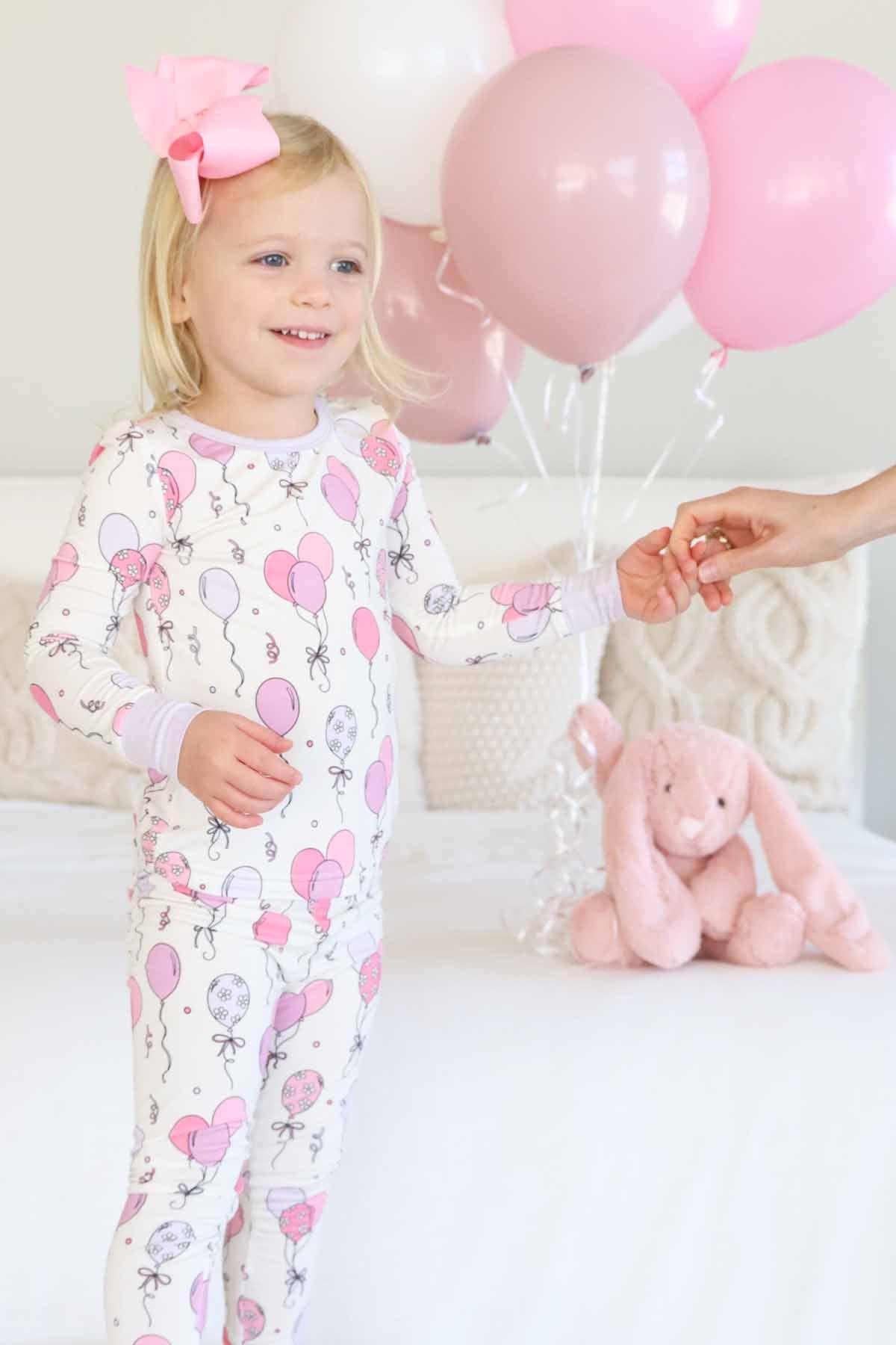 Party Time Two Piece Pajama Set | Pink - Image 6