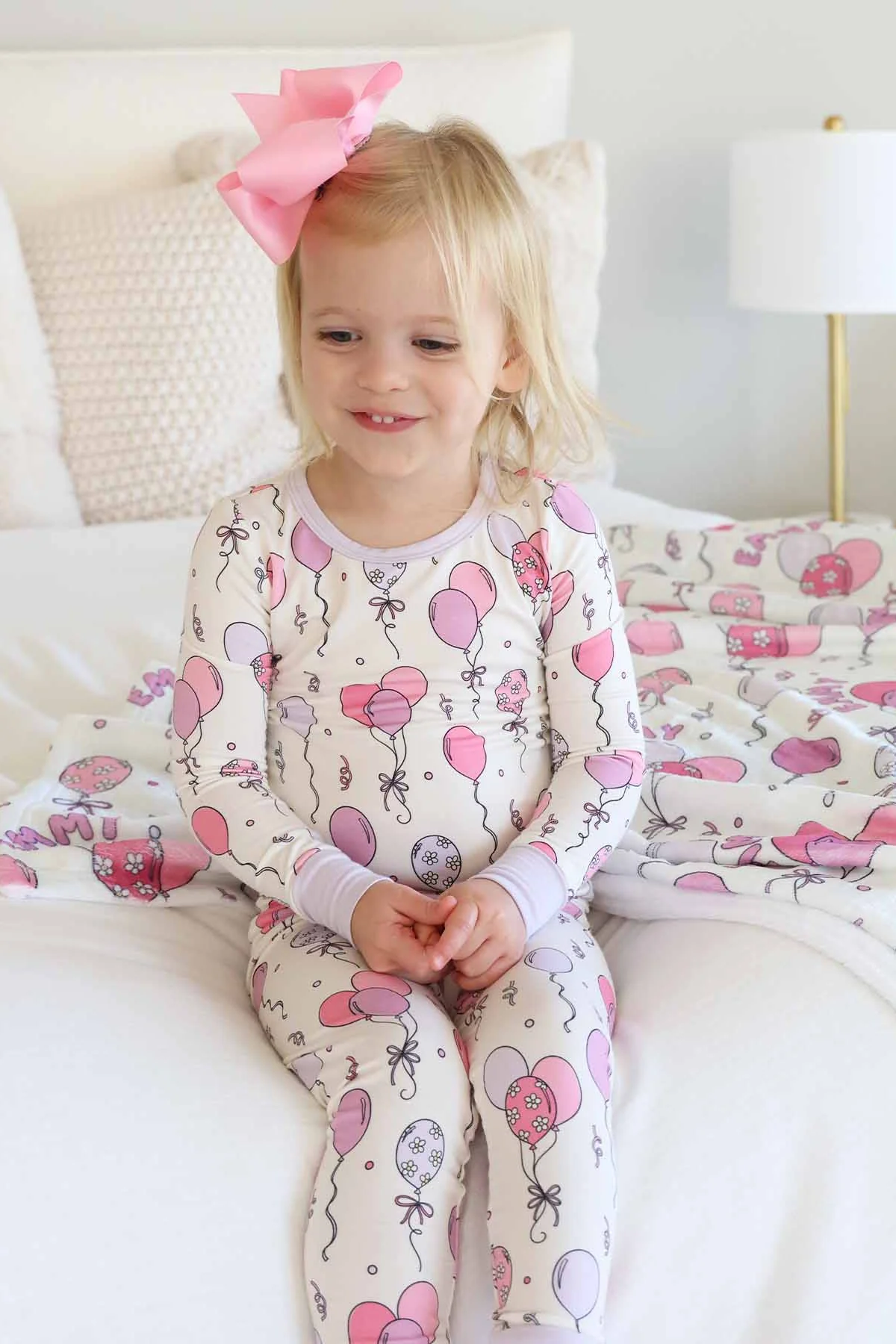 Party Time Two Piece Pajama Set | Pink - Image 8