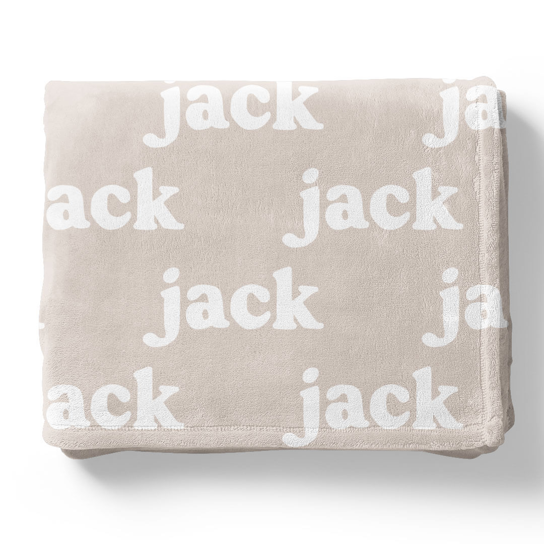 Pastel Neutrals Personalized Color Blanket - Image 15