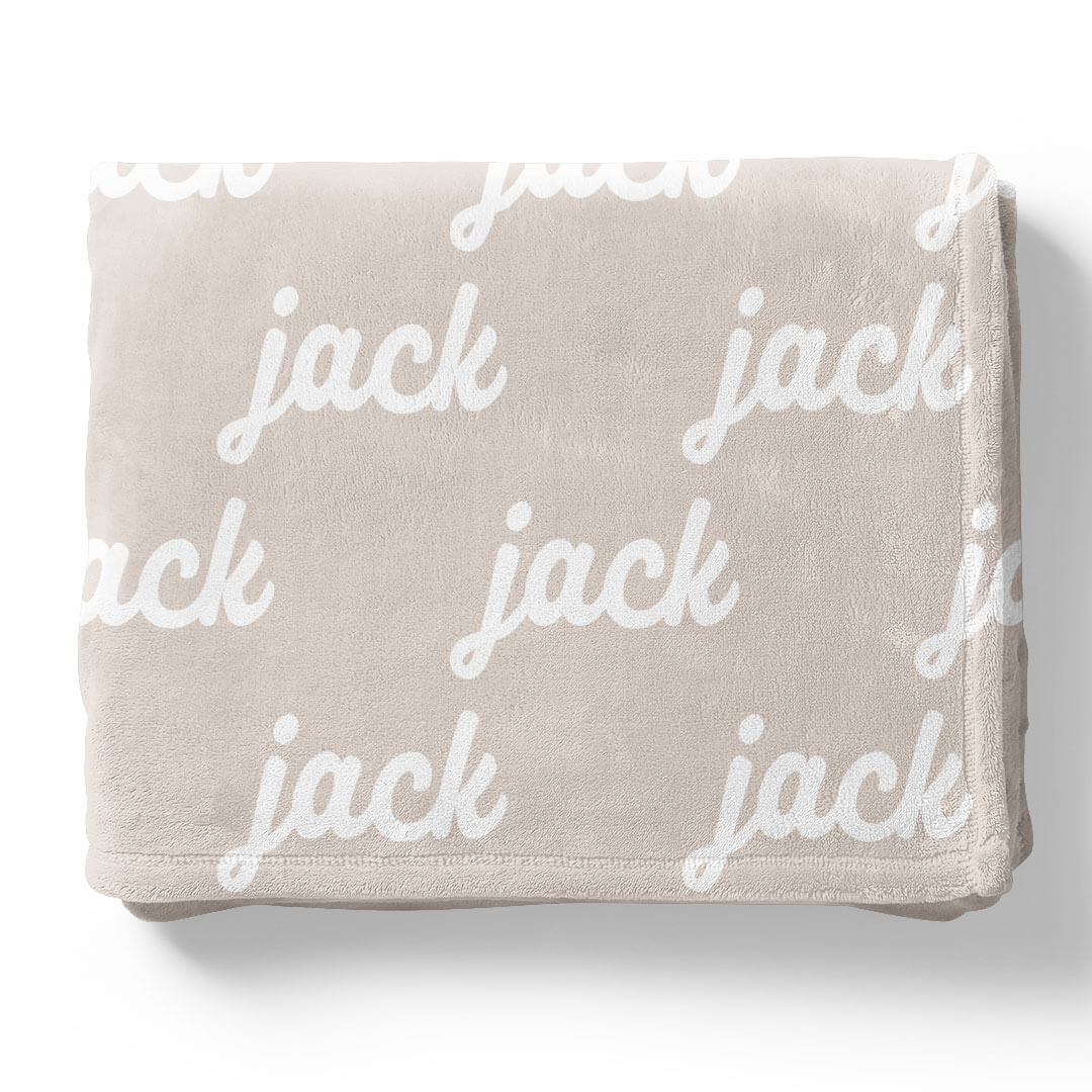 Pastel Neutrals Personalized Color Blanket - Image 16