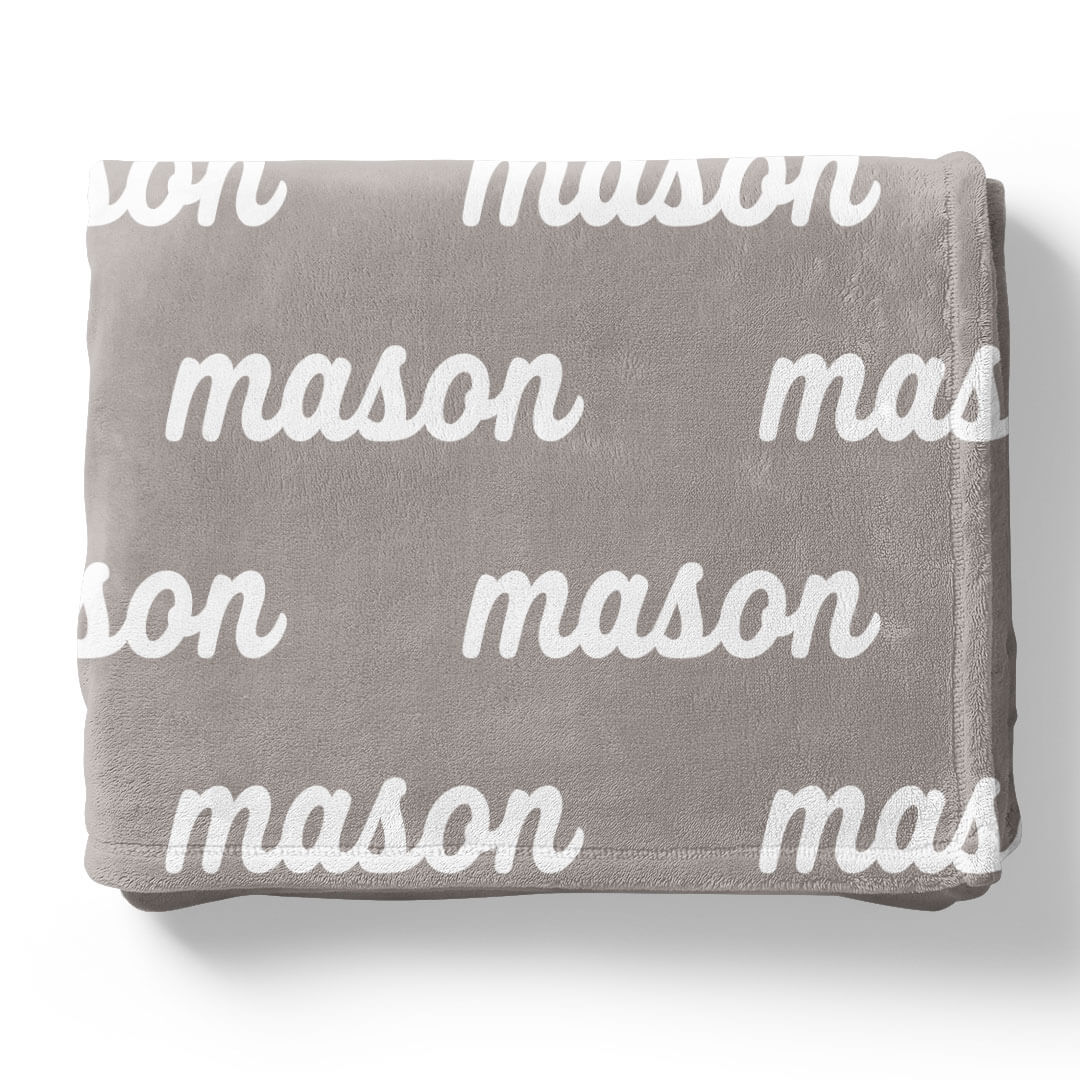 Pastel Neutrals Personalized Color Blanket - Image 20