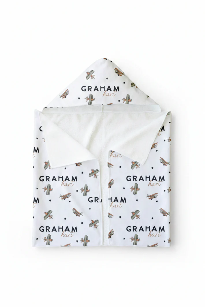 Personalized Hooded Towel | Set Sail - Image 4