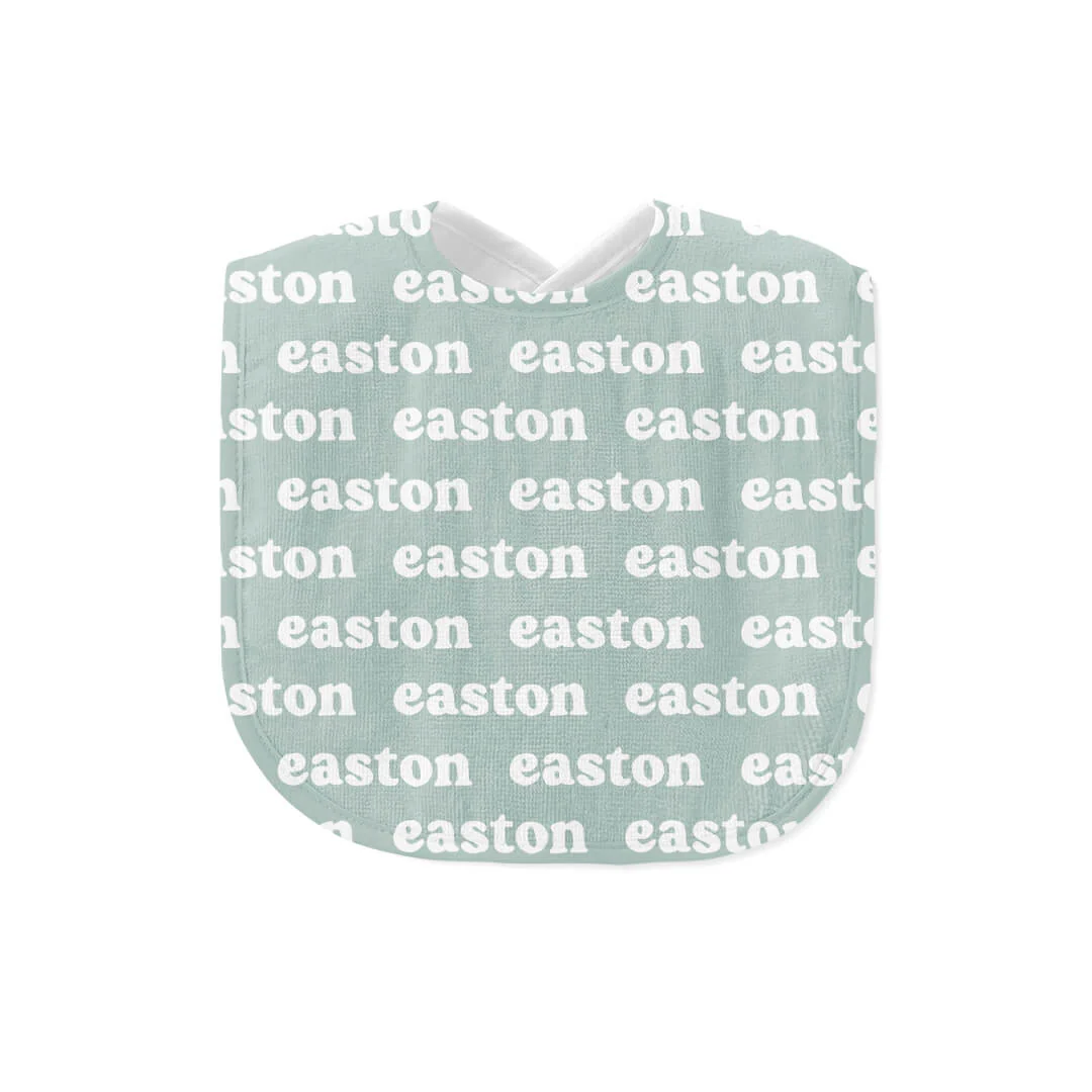 Personalized Baby Name Bib | Mist - Image 2
