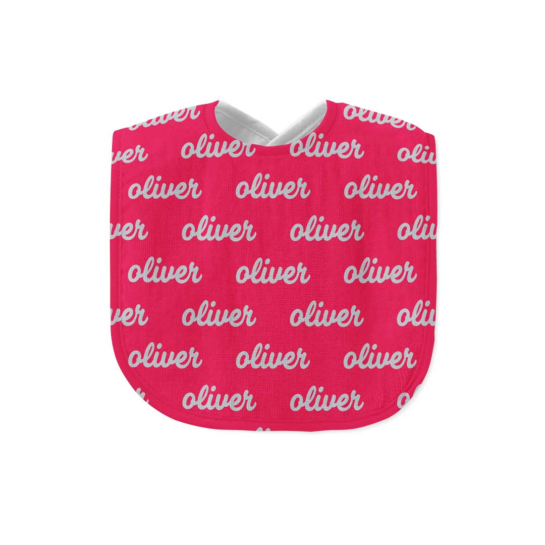 Personalized Baby Name Bib | Scarlet - Image 2