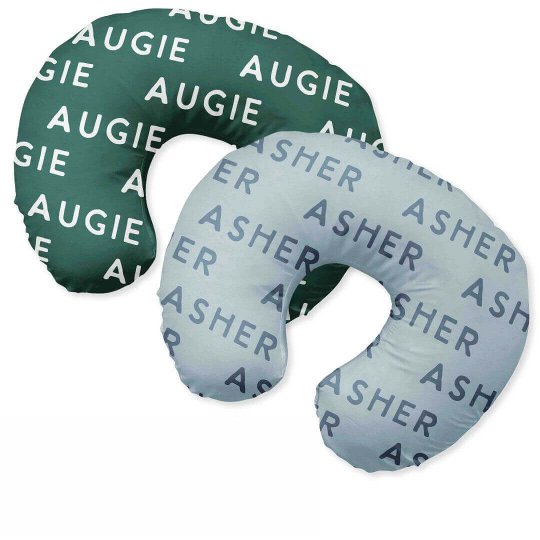 Personalized Baby Name Nursing Pillow Cover - Image 2