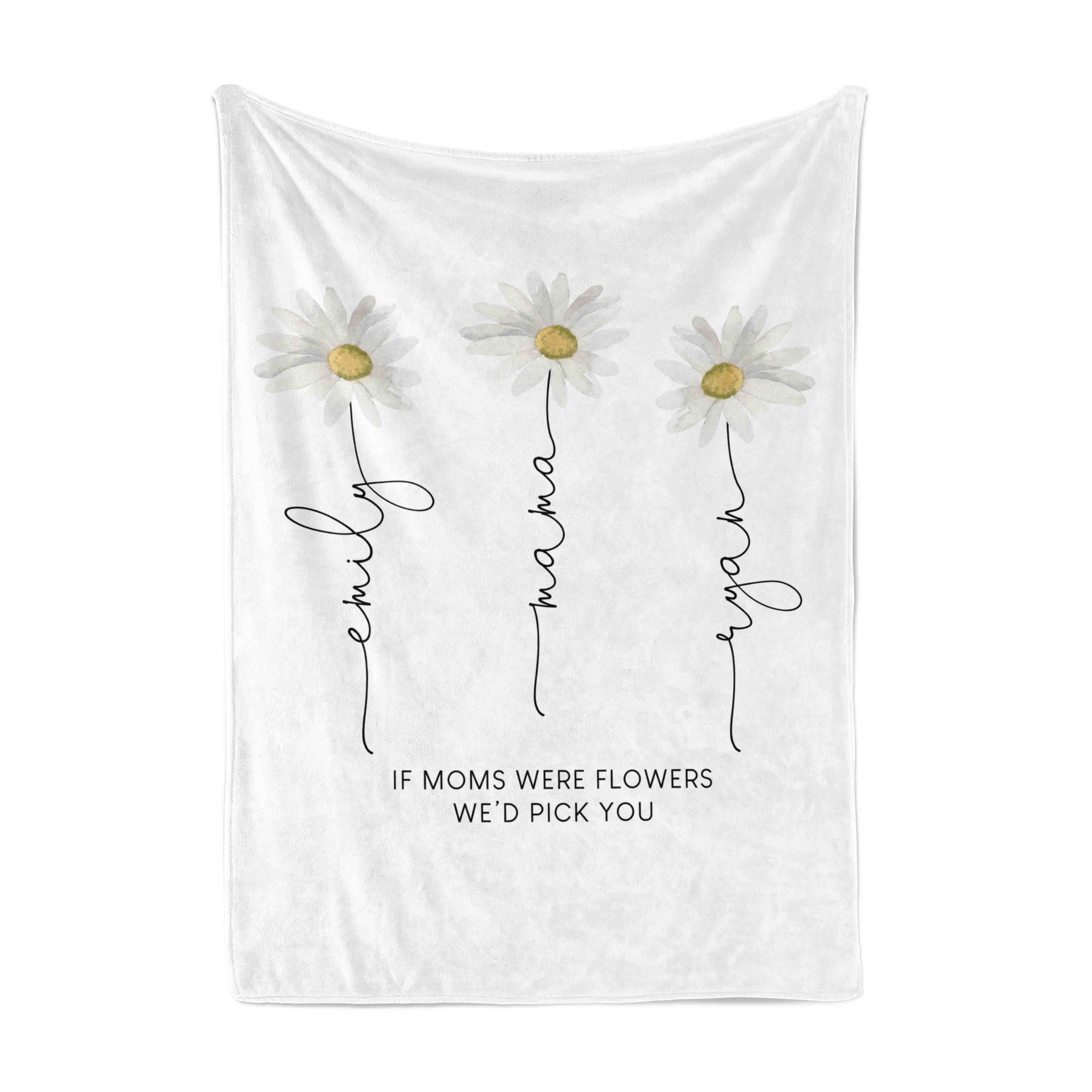 Personalized Blanket | Bouquet for Mom - Image 2