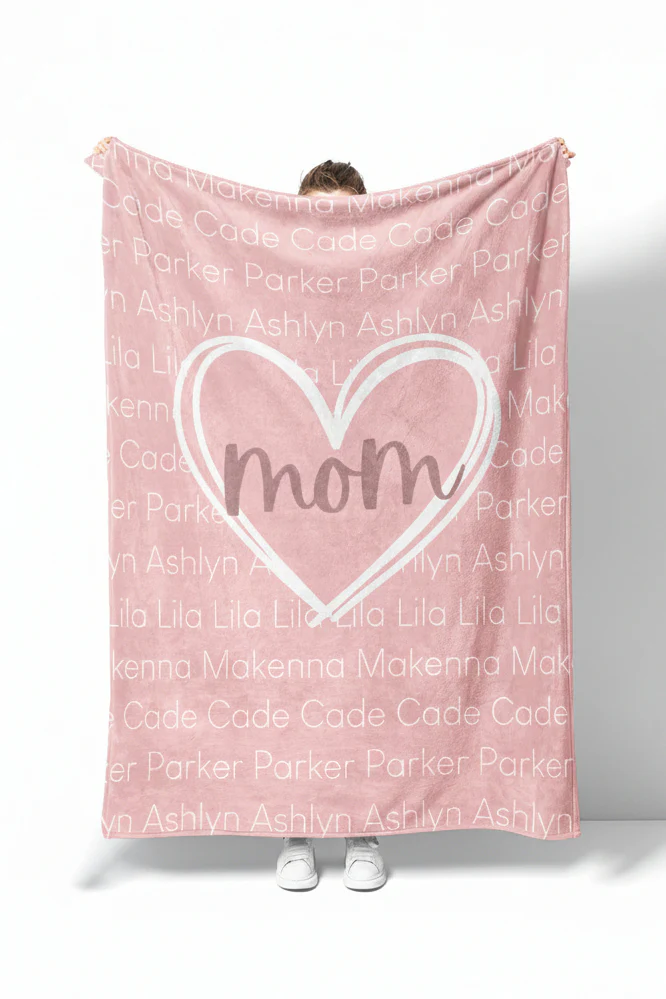 Personalized Blanket | Mom's Heart - Image 3