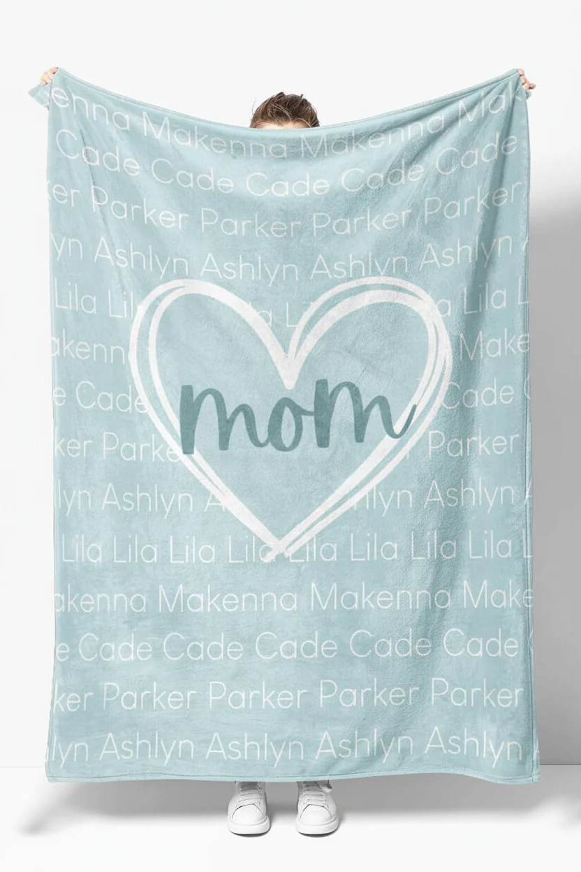 Personalized Blanket | Mom's Heart - Image 9