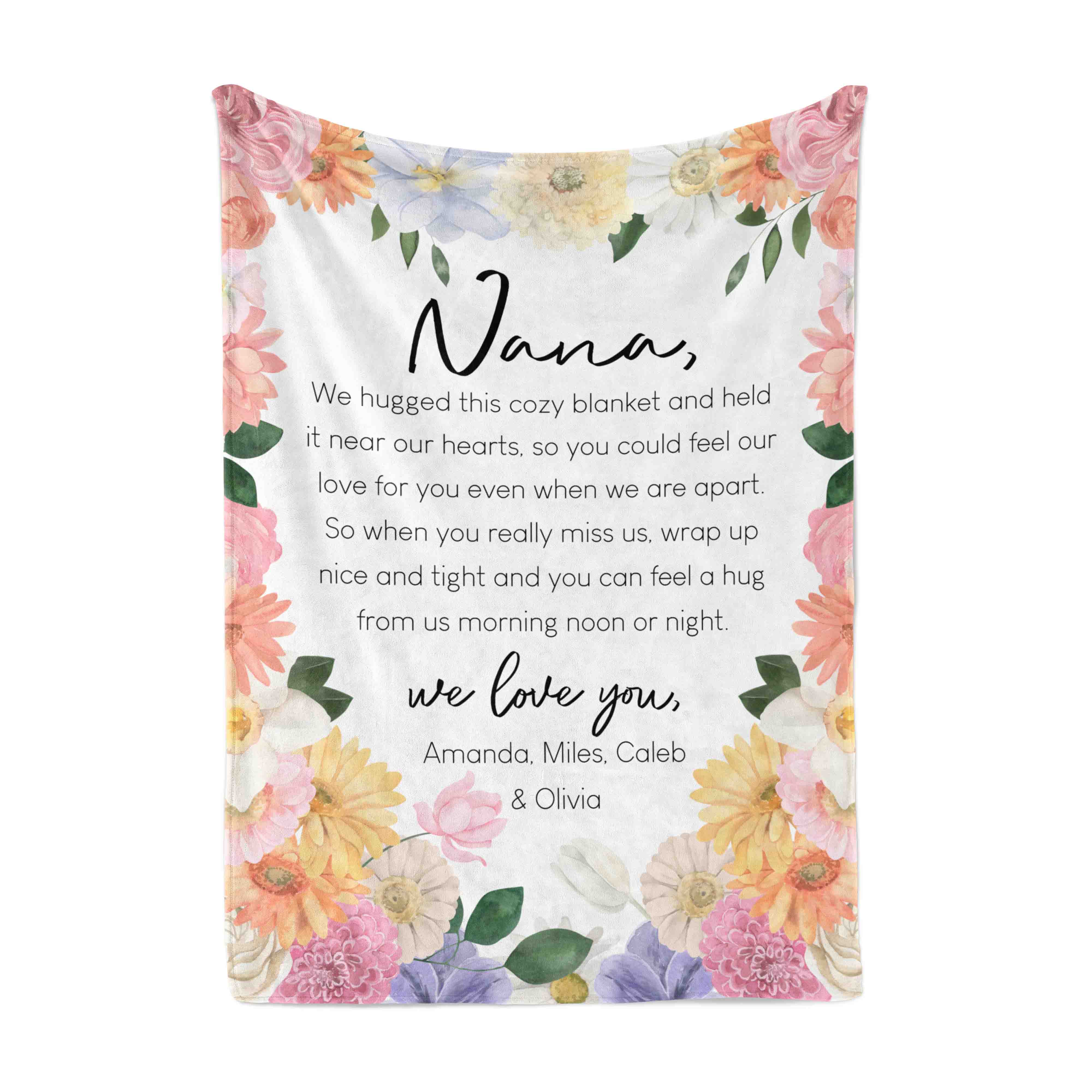 Personalized Blanket | Note to Grandma - Image 2