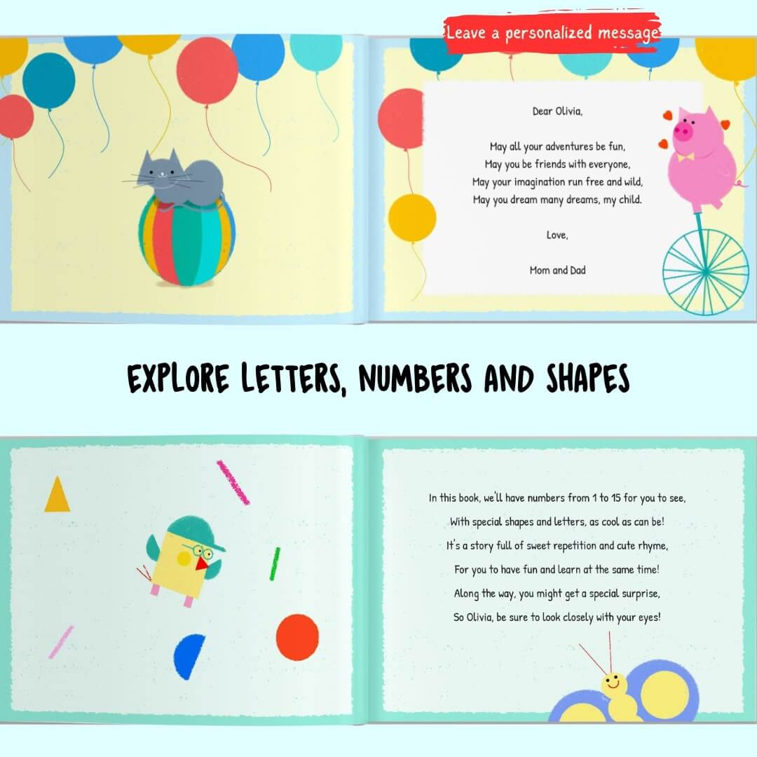 Personalized Book | Letters, Numbers and Me - Image 3