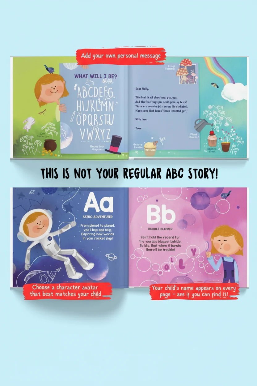 Personalized Book | What Will I Be? An A-B-C Story - Image 3