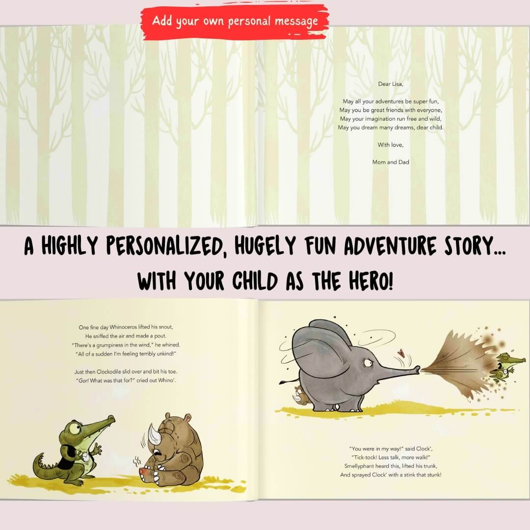 Personalized Book | Your Child and the Grumpopotamus - Image 3