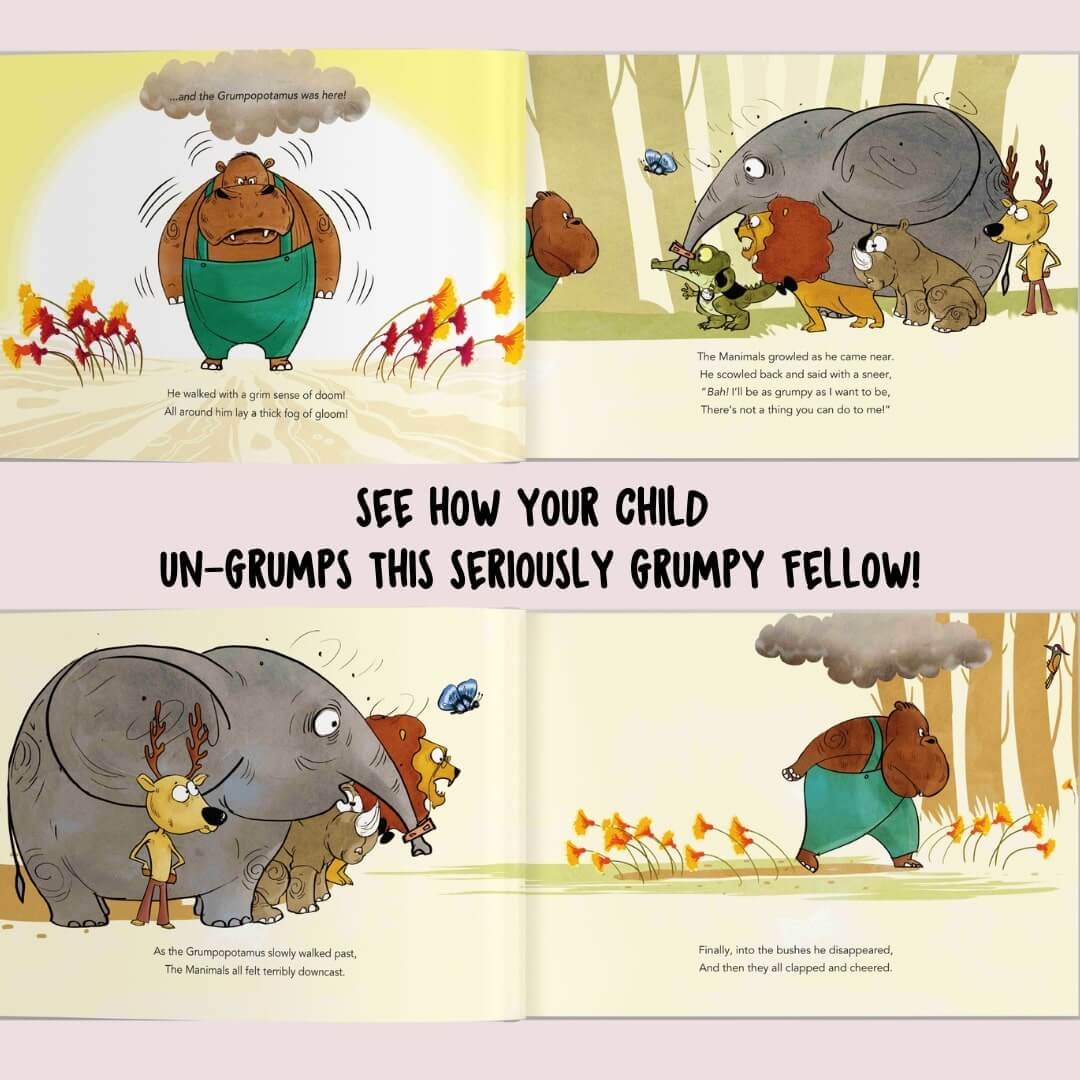 Personalized Book | Your Child and the Grumpopotamus - Image 5