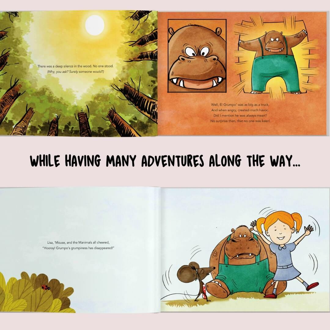 Personalized Book | Your Child and the Grumpopotamus - Image 6