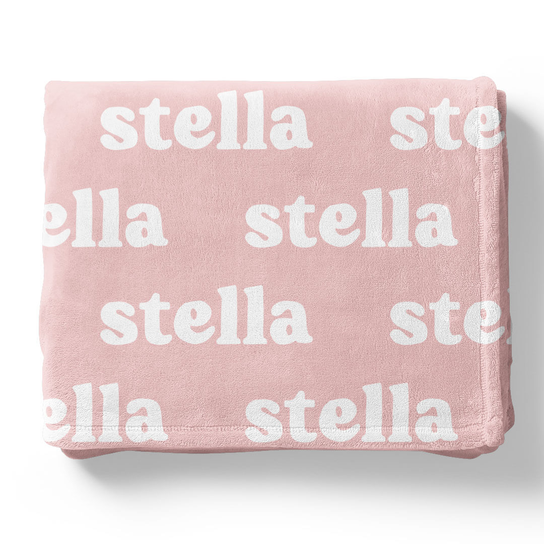 Personalized Color Blanket | Ballet Pink - Image 6
