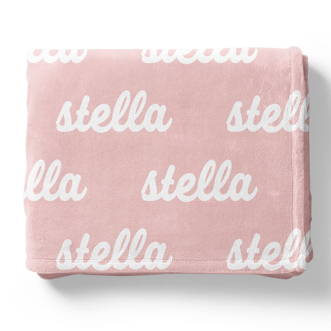 Personalized Color Blanket | Ballet Pink - Image 7