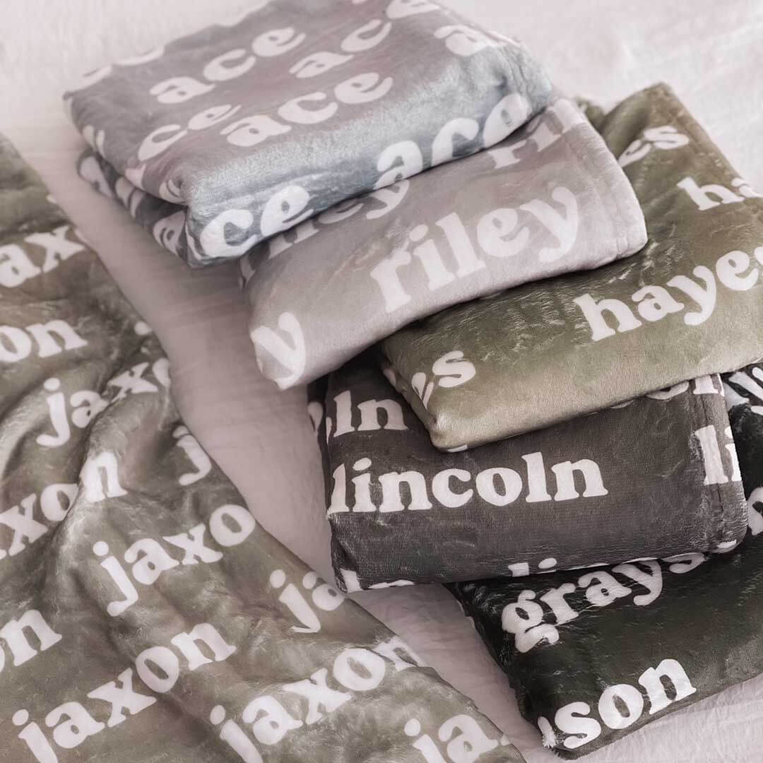 Personalized Color Blanket | Basil - Image 2